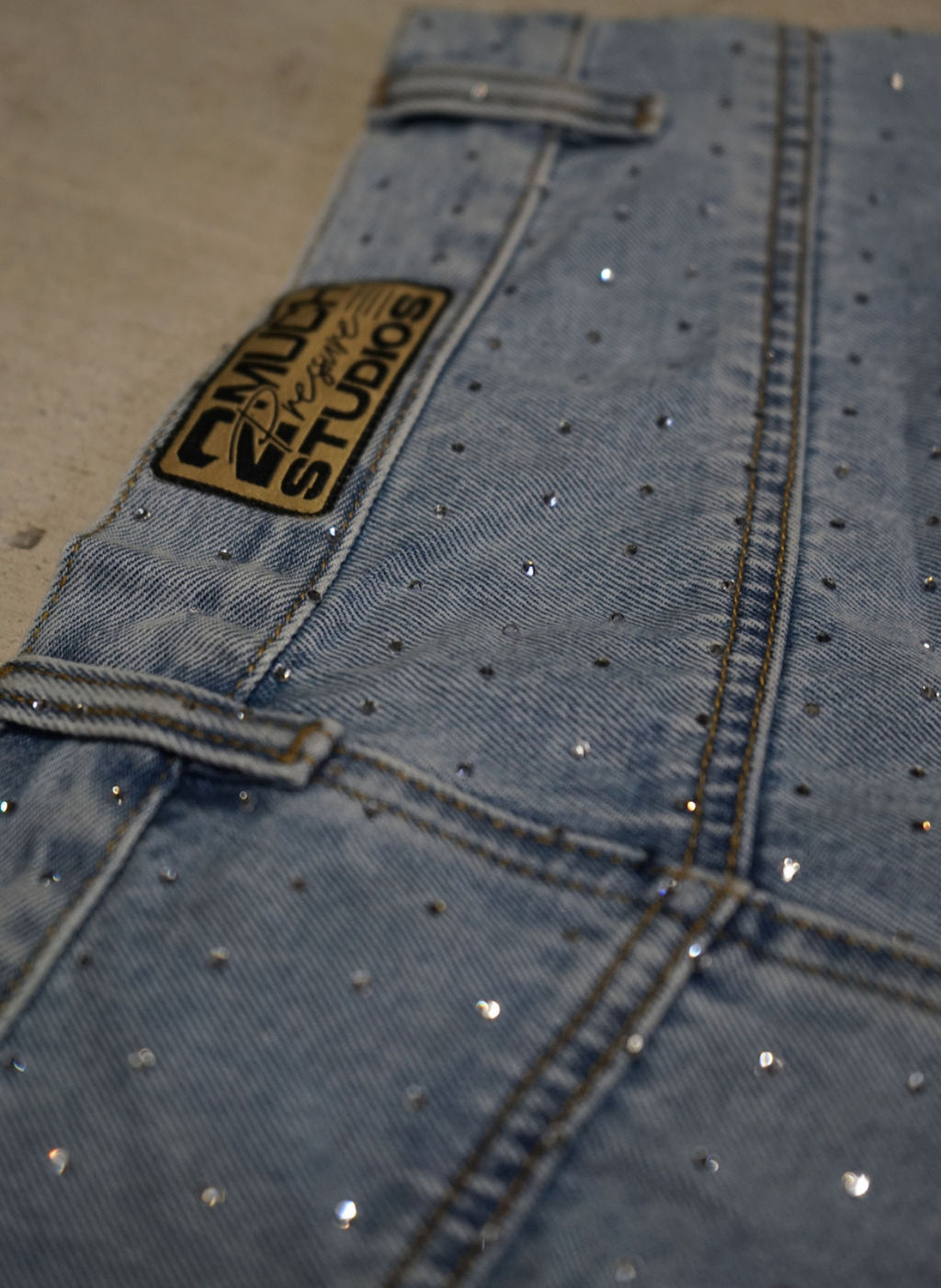 Rhinestone Denim