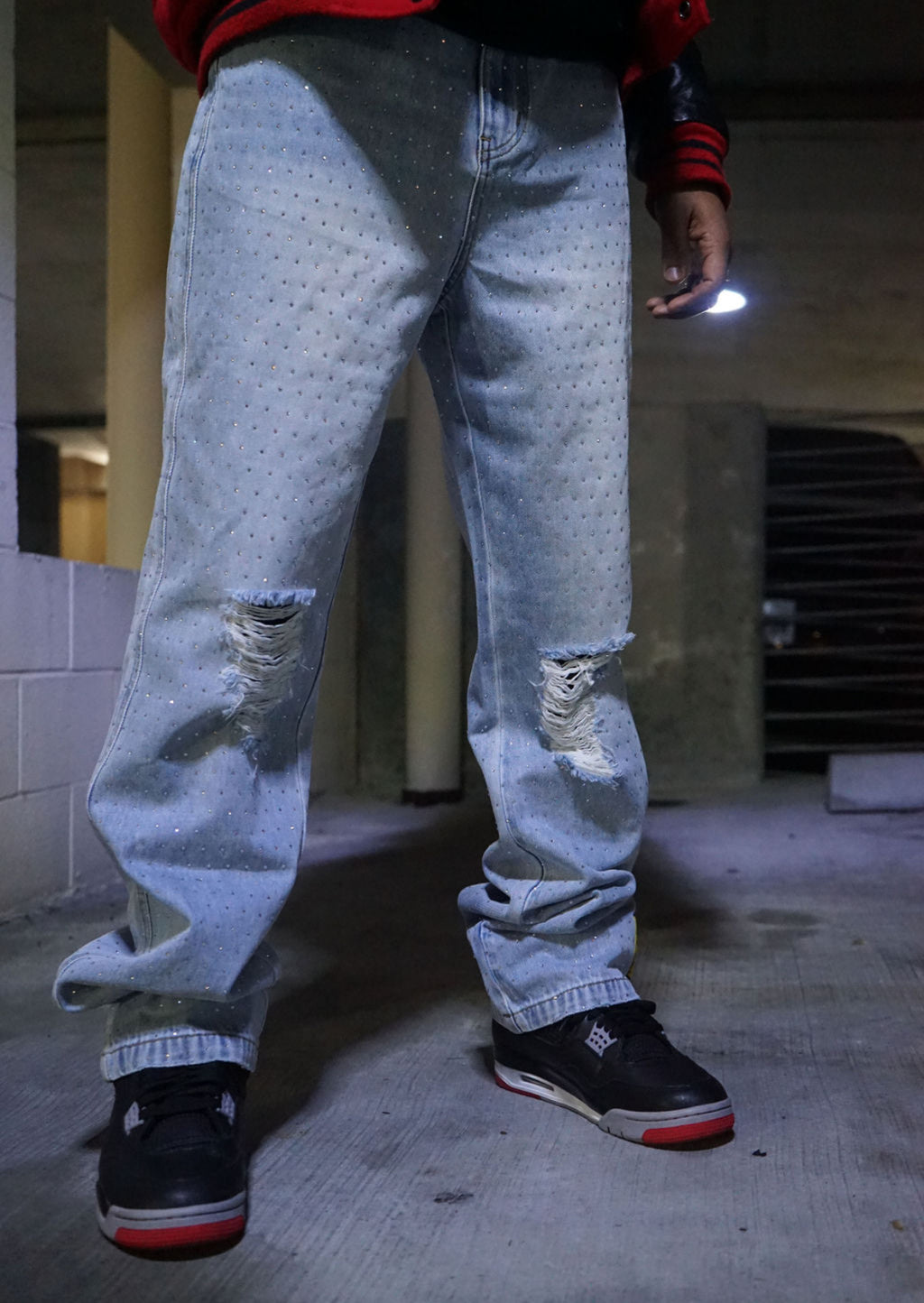 Rhinestone Denim